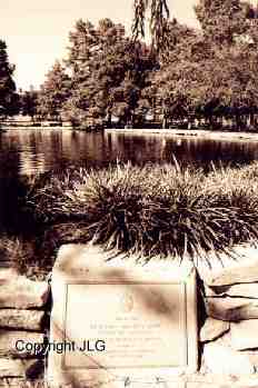 Theta Pond with Plaque 